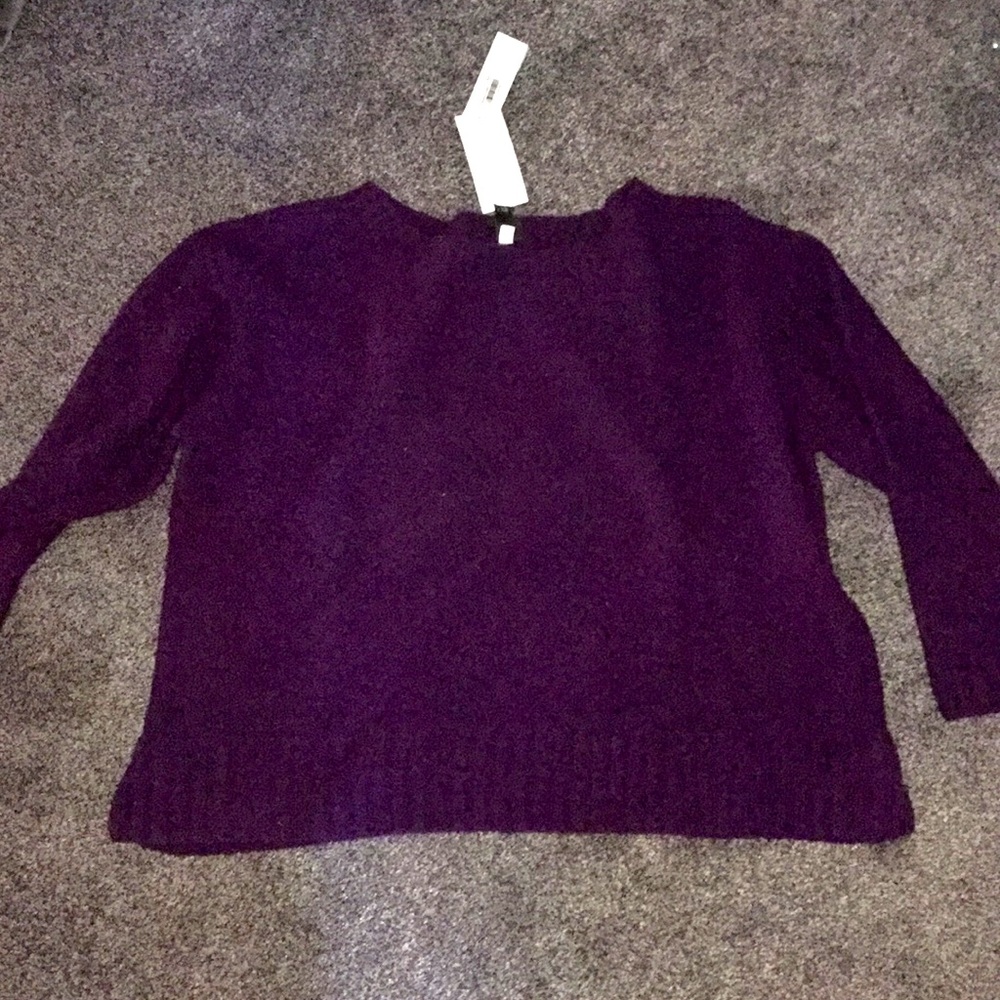 Eileen Fisher Wool Boxy Sweater NWT